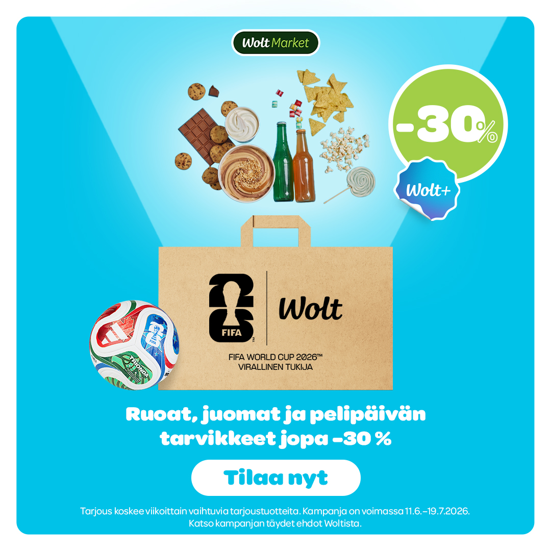 Wolt Facebook ad from Jun 18, 2026