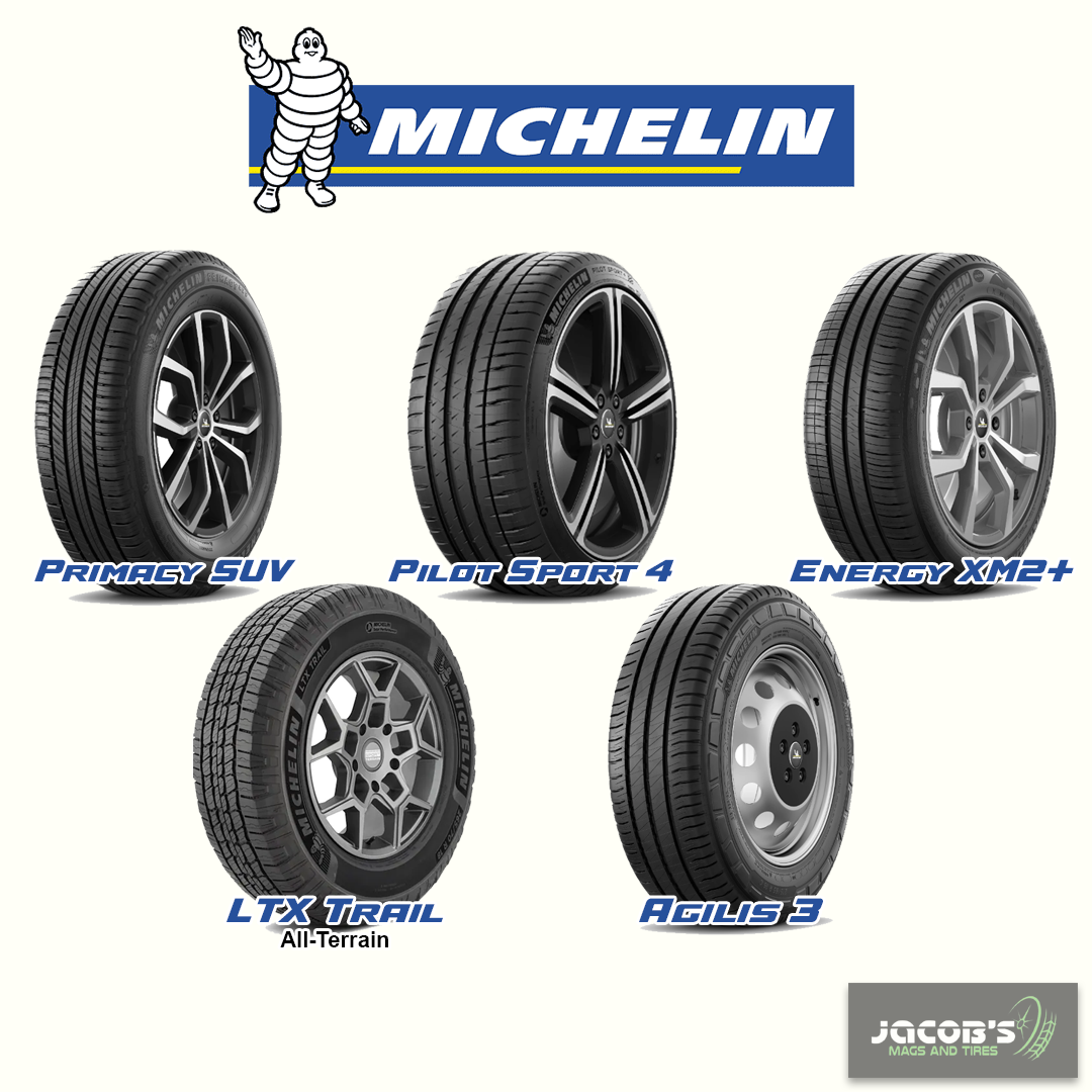 Jacob's Mags and Tires Facebook ad: Michelin Tires on PROMO