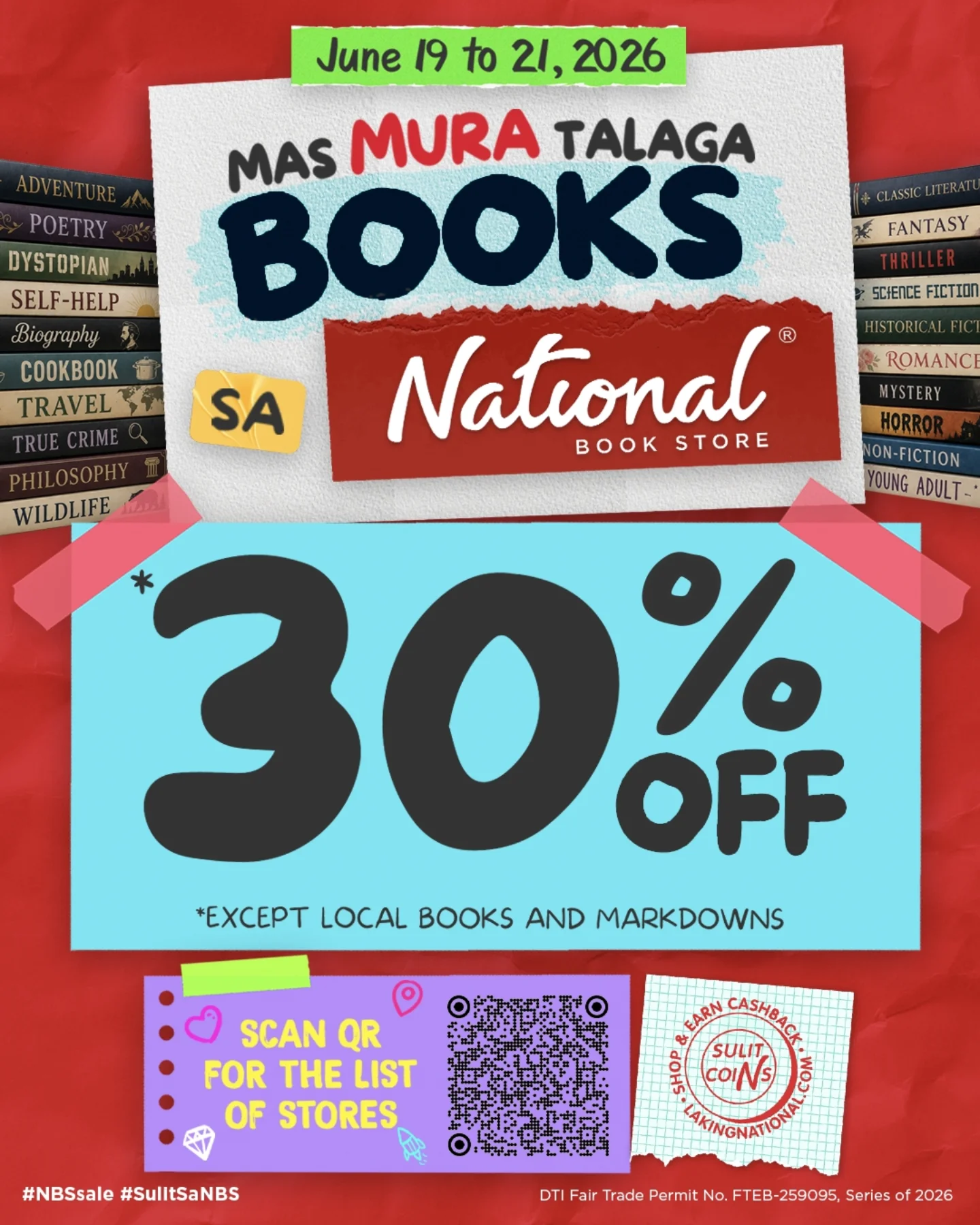 National Book Store Facebook ad