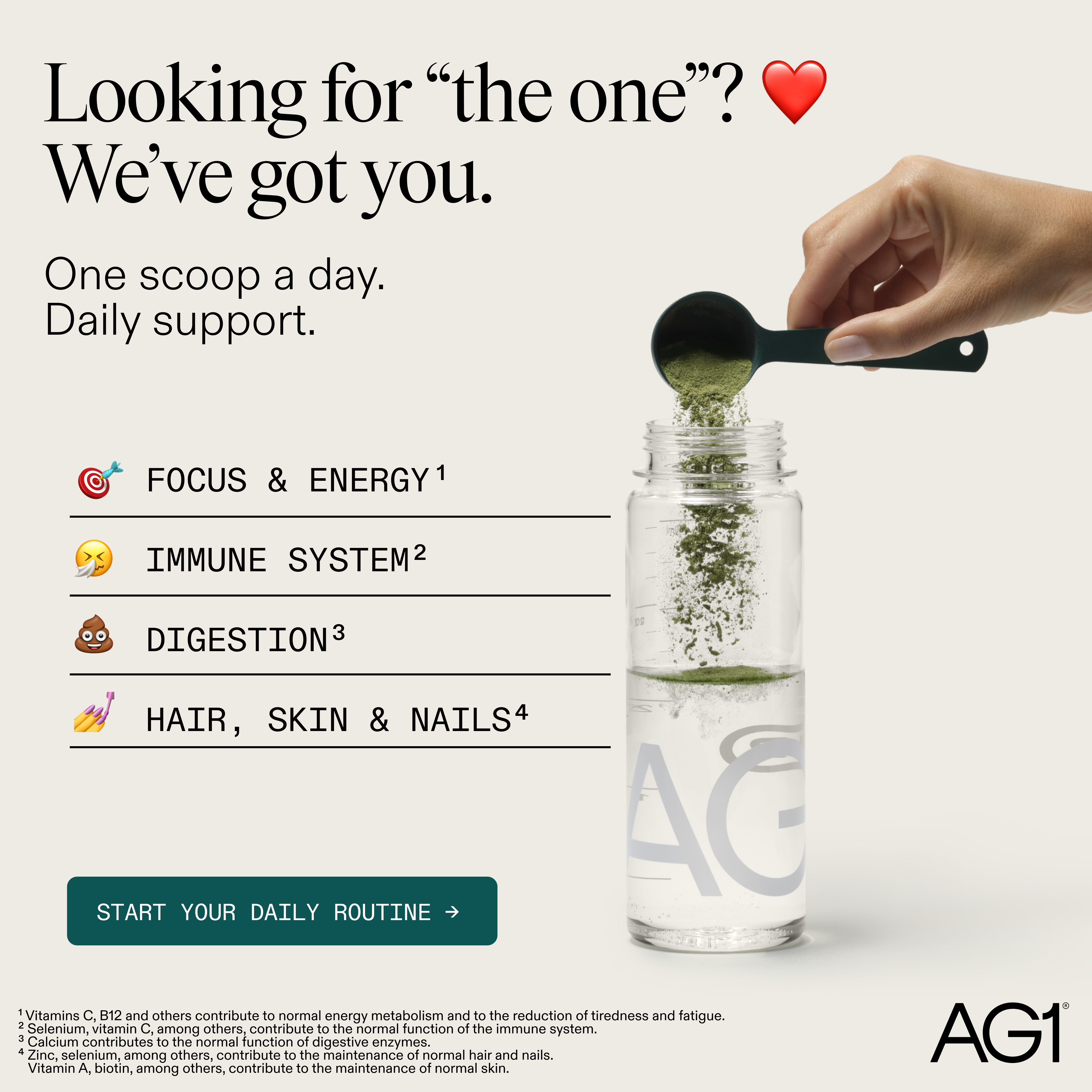 AG1 by Athletic Greens Facebook ad