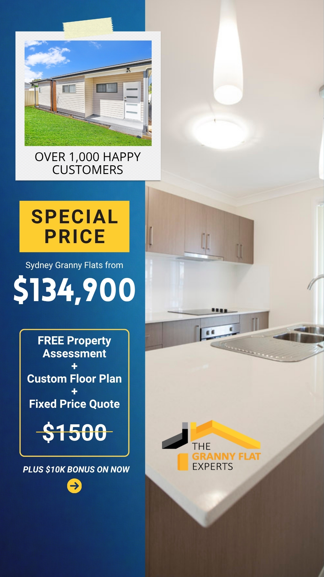 The Granny Flat Experts Facebook ad from Jun 22, 2026