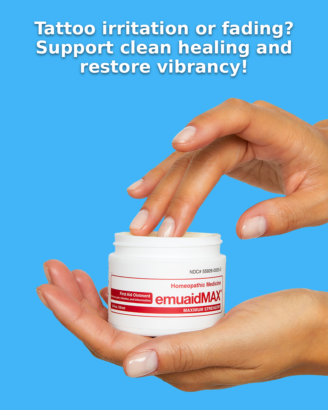 Emuaid Facebook ad