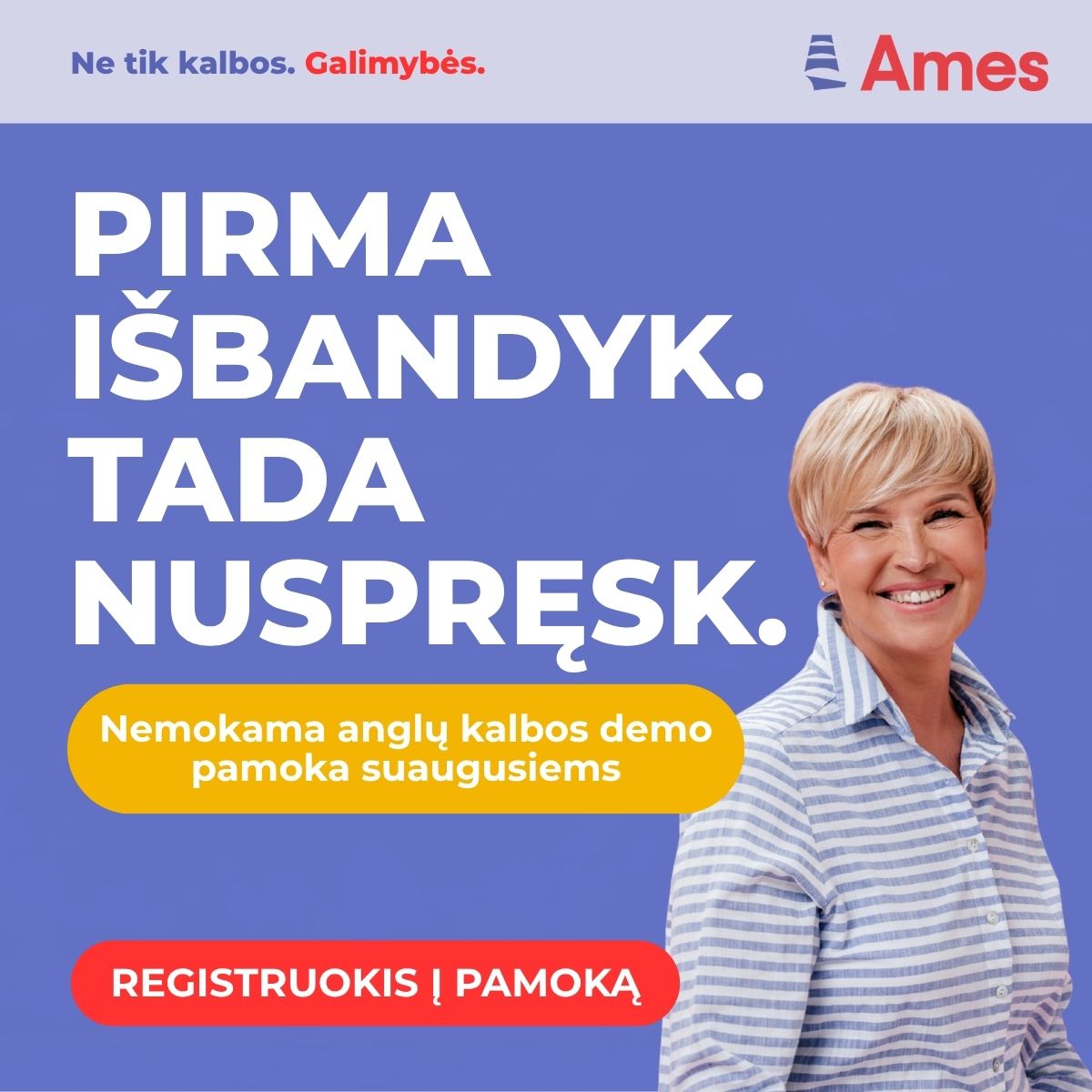 AMES Education Facebook ad