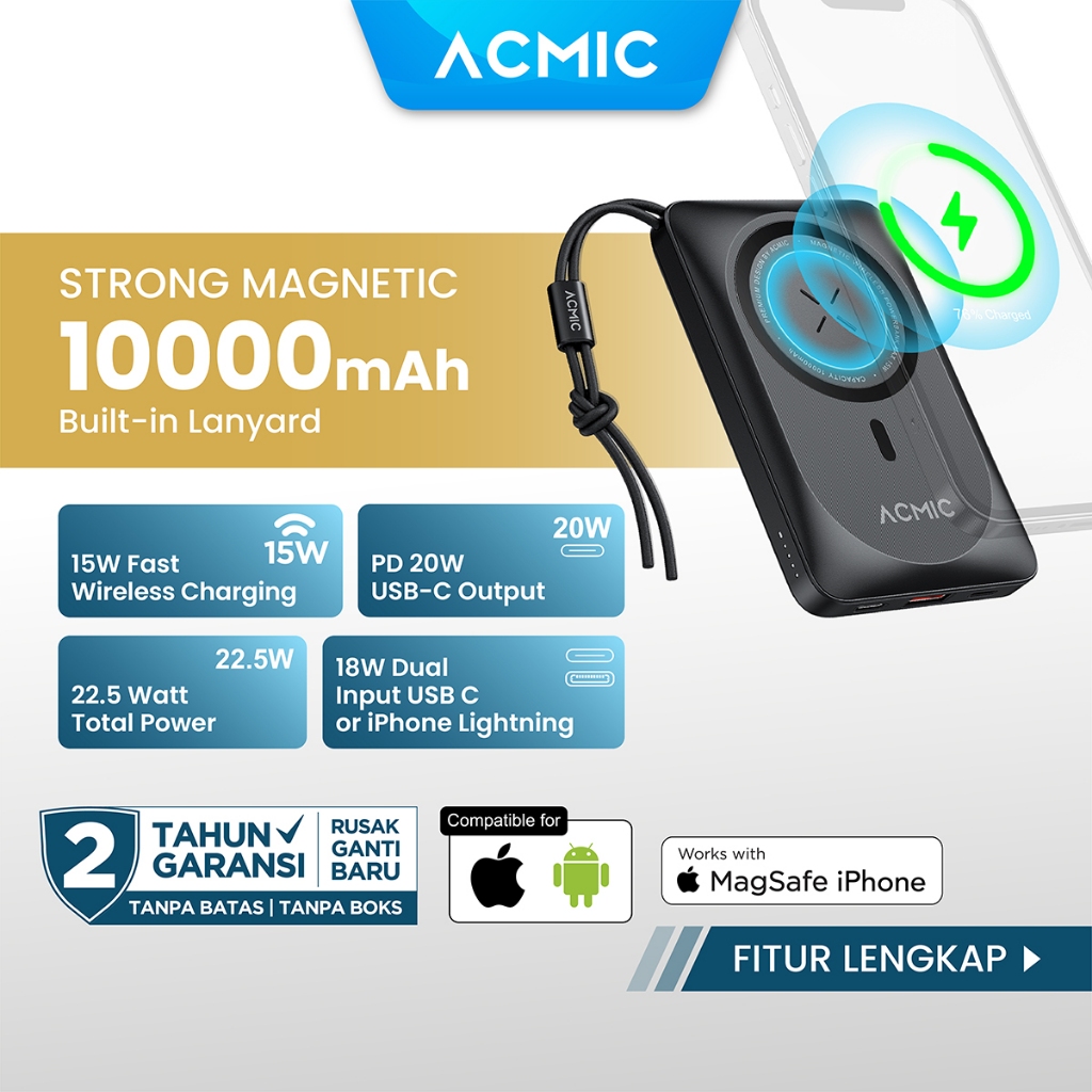 ACMIC Facebook ad: Powerbank terlaris Neopower ACMIC Diskon hingga 62%!