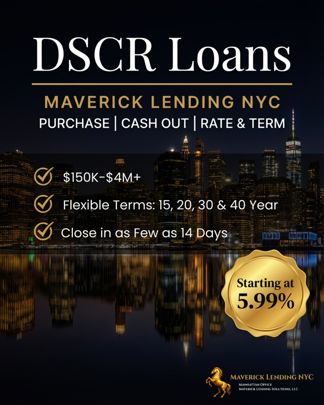 Maverick Lending NYC Facebook ad