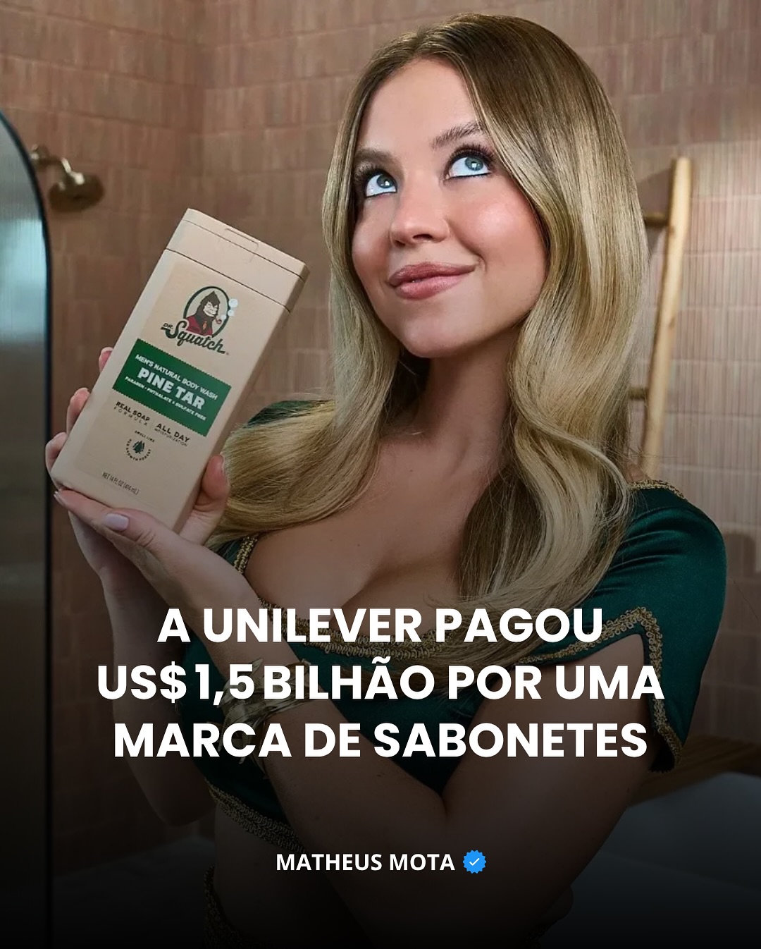 Matheus Mota Facebook ad: Unilever adquire marca que criou sabonete com água…