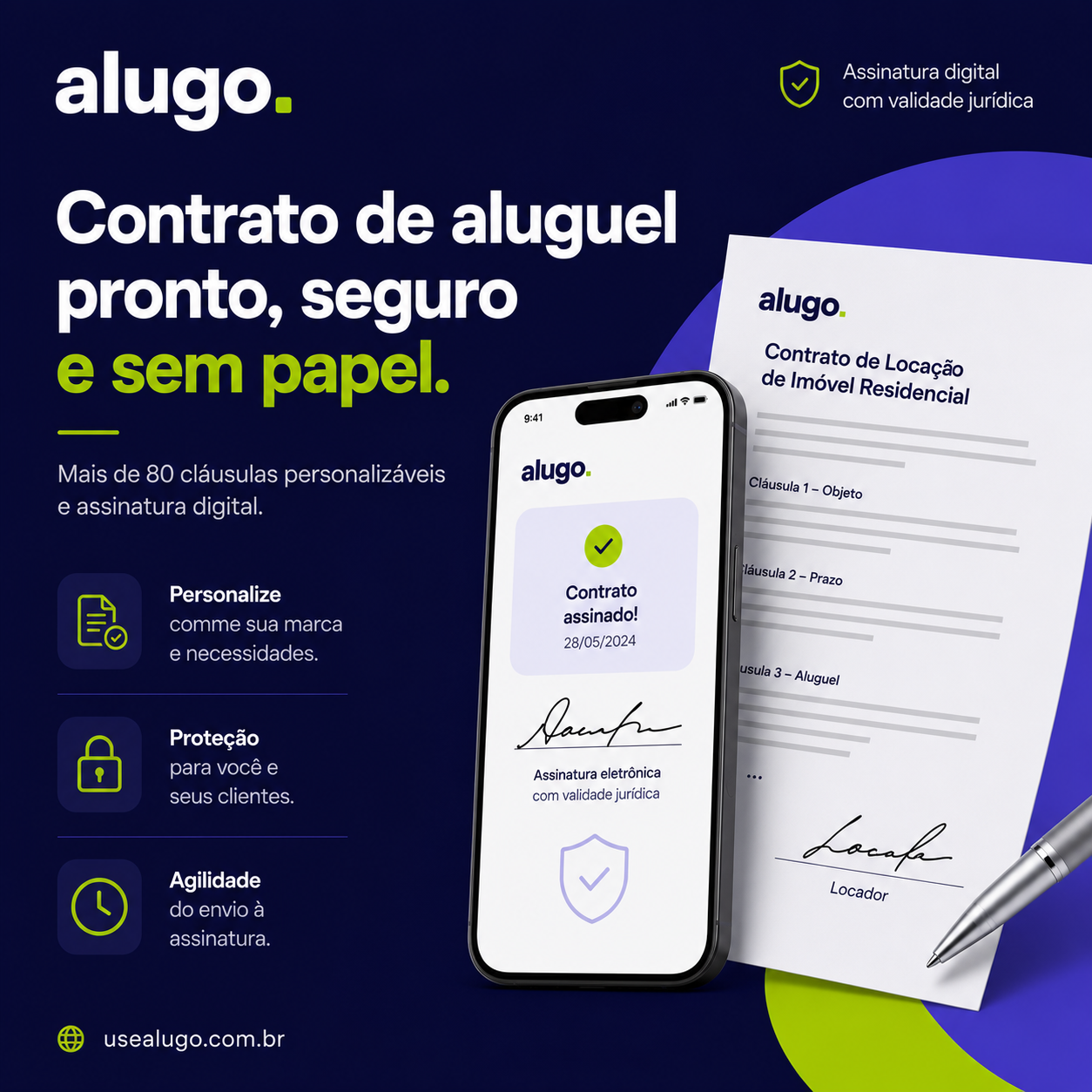 Alugo Facebook ad