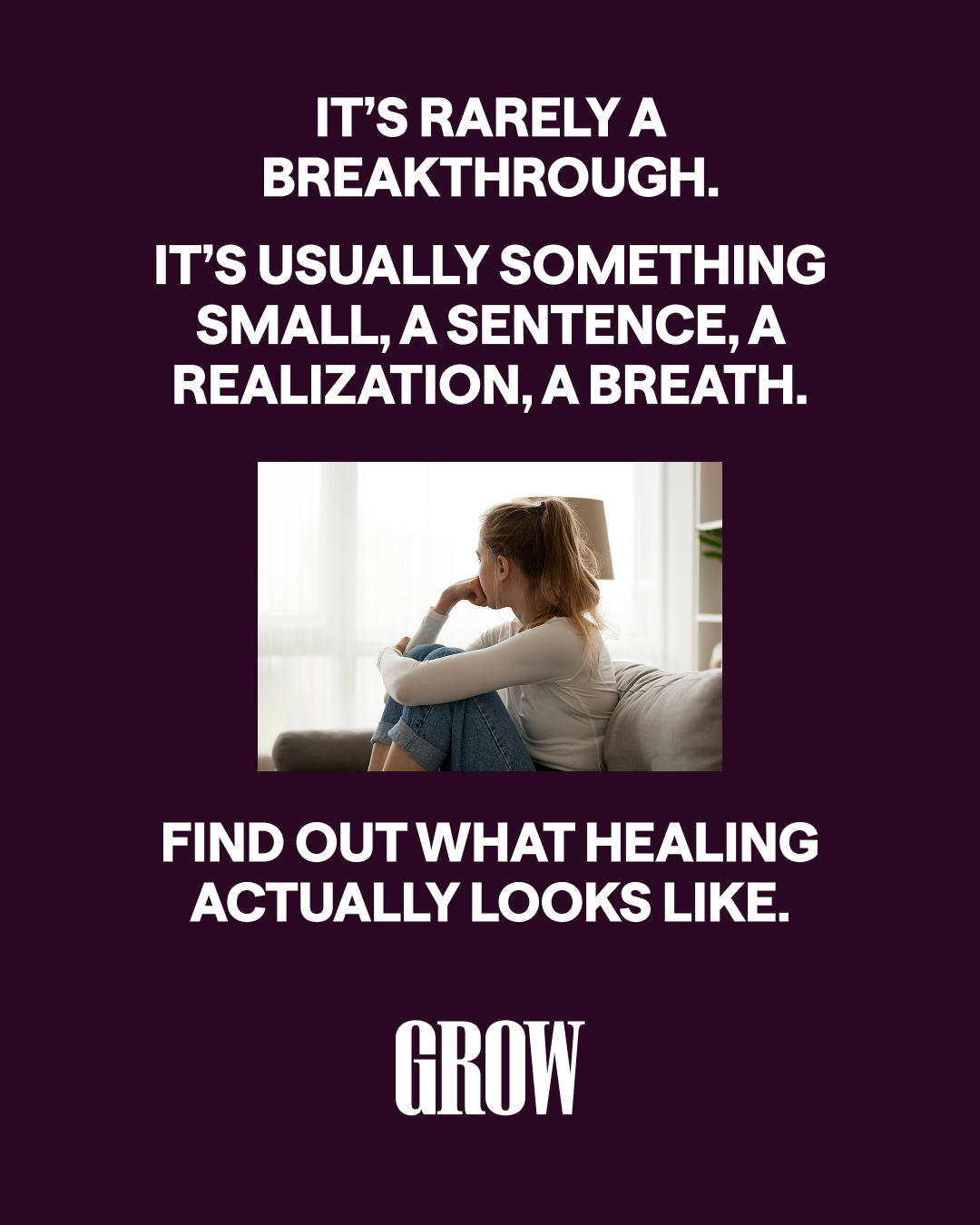 Grow Therapy Facebook ad