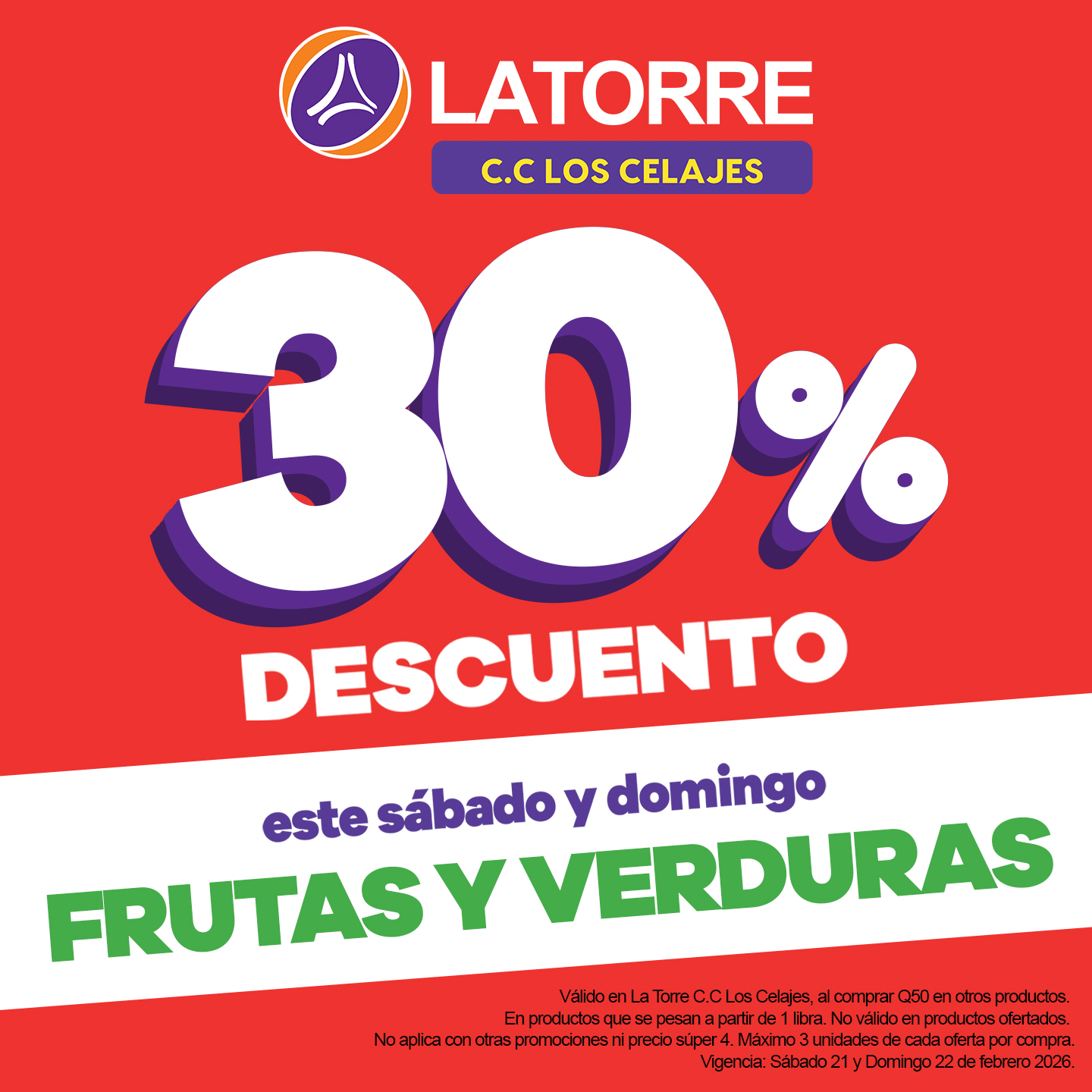 Supermercados La Torre Facebook ad