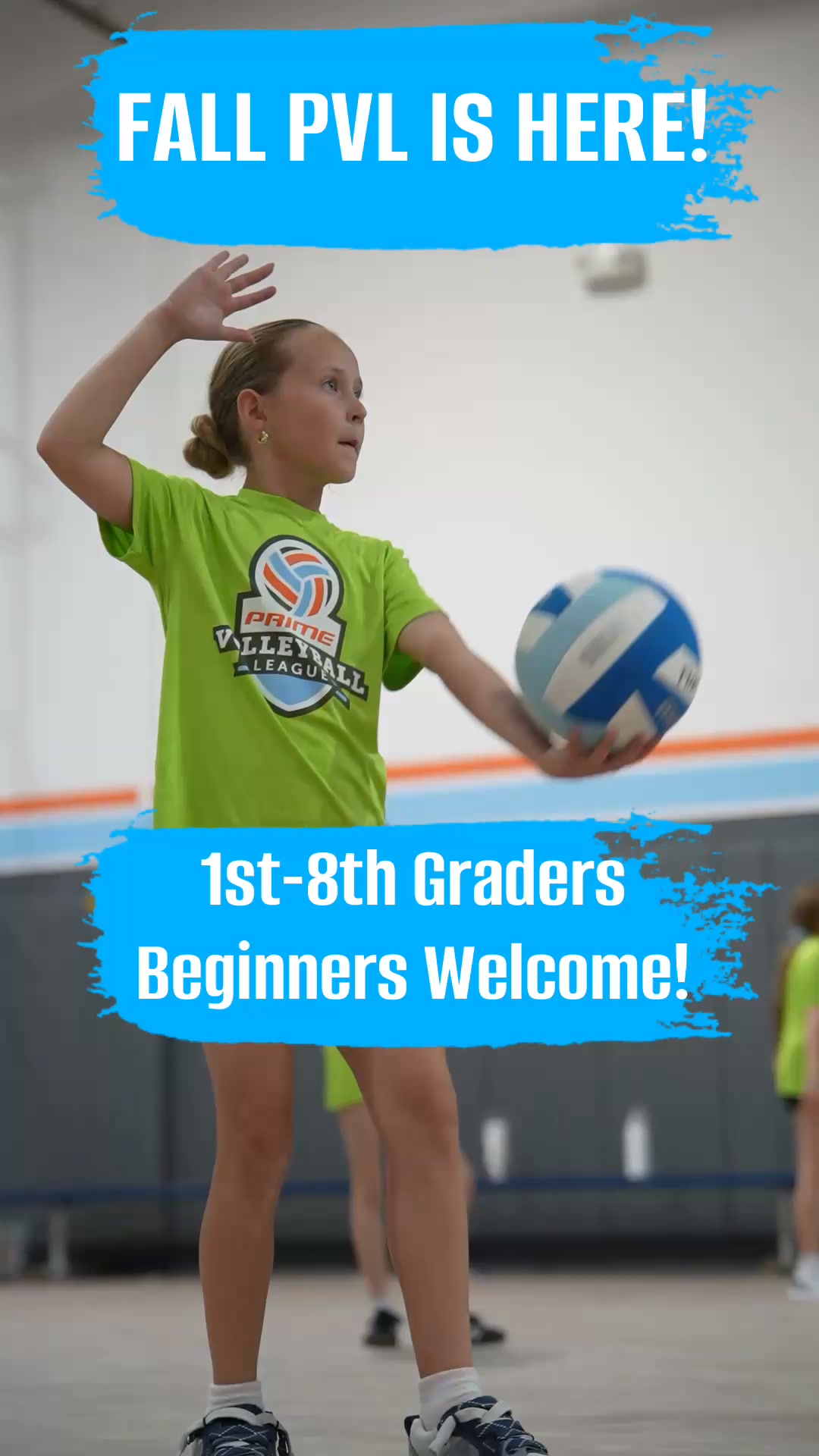 Prime Volleyball Club Facebook ad: ORANGE COUNTY’S TOP YOUTH VOLLEYBALL LEAGUE IS BACK!