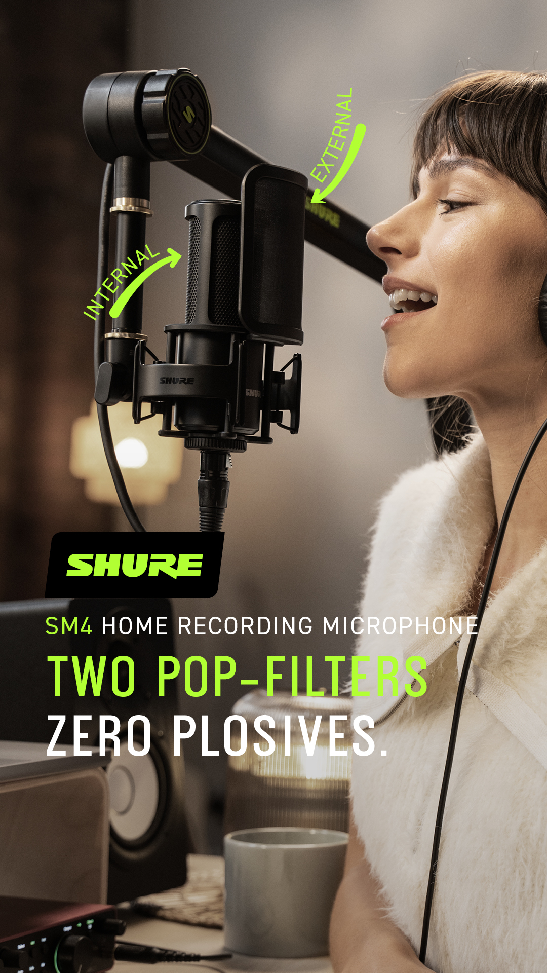 Shure Facebook ad