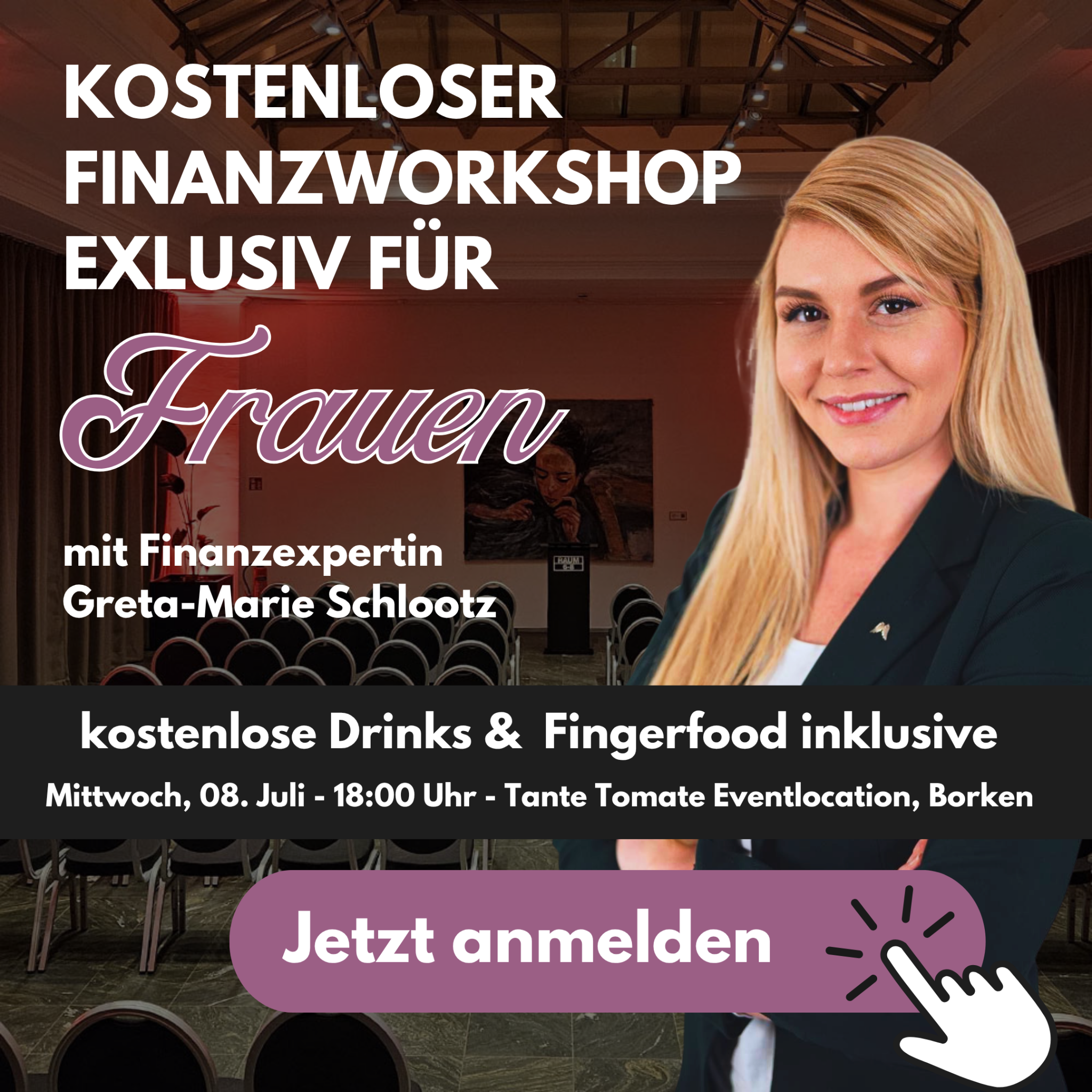 Safe&Smart Facebook ad: Kostenloser Workshop: Vermögensaufbau mit ETFs & Immobilien