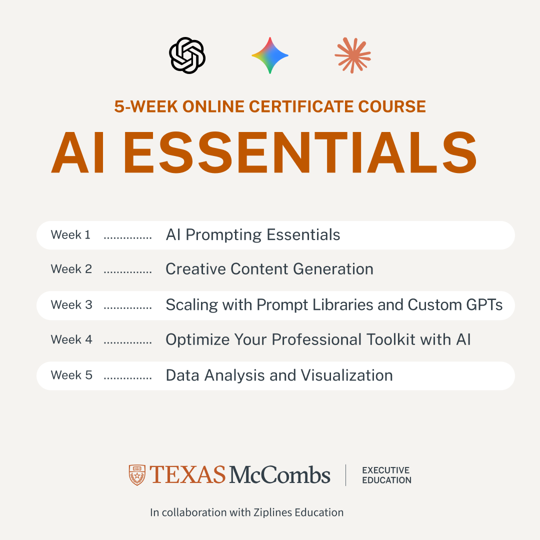 Texas Executive Education Facebook ad