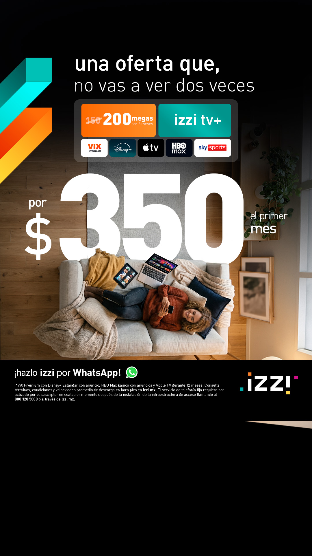 izzi telecom Facebook ad