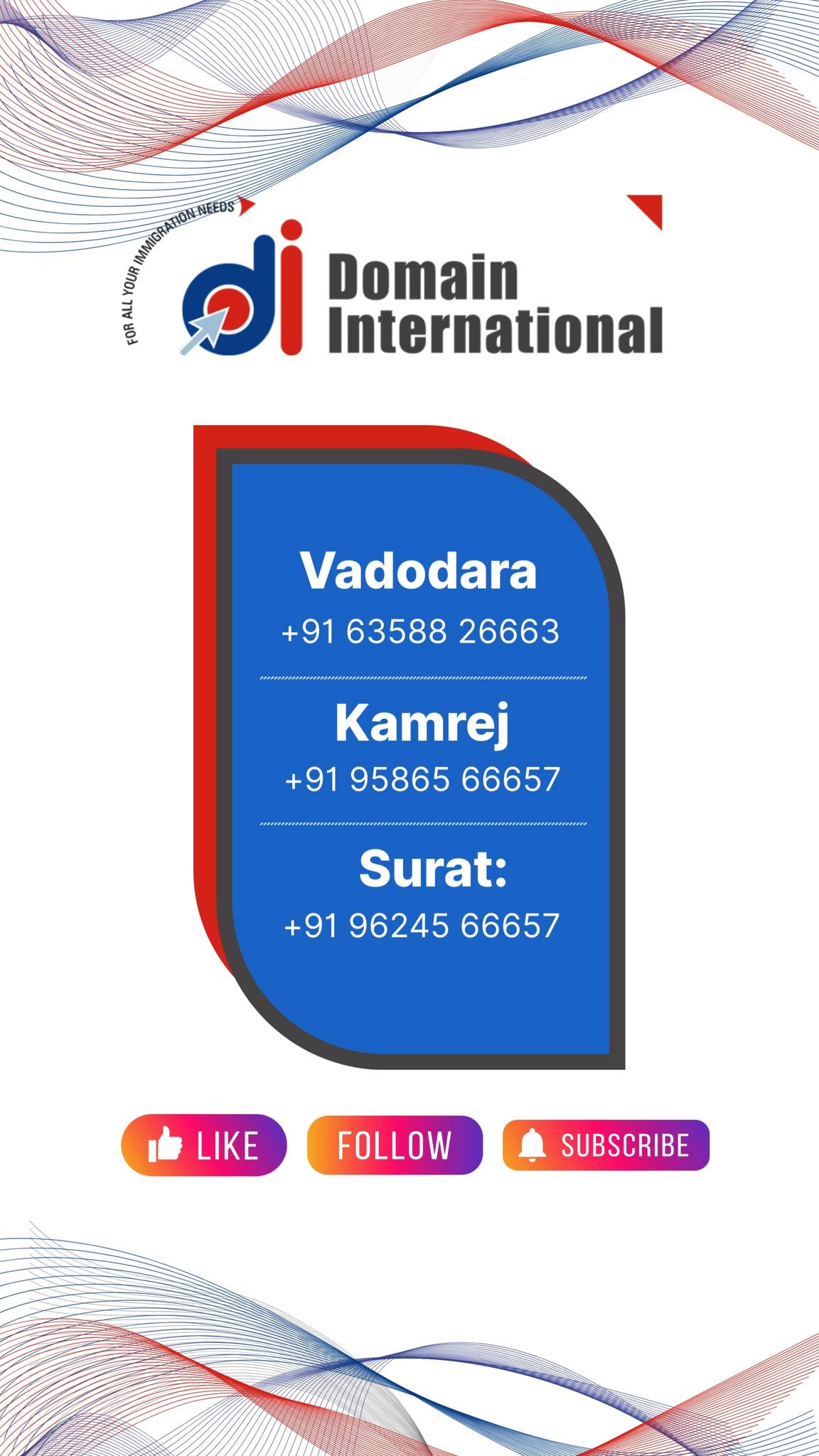 Domain International - Student Visa & IELTS Coaching Facebook ad: Tension nai leneka, apun hain na, perfect for…