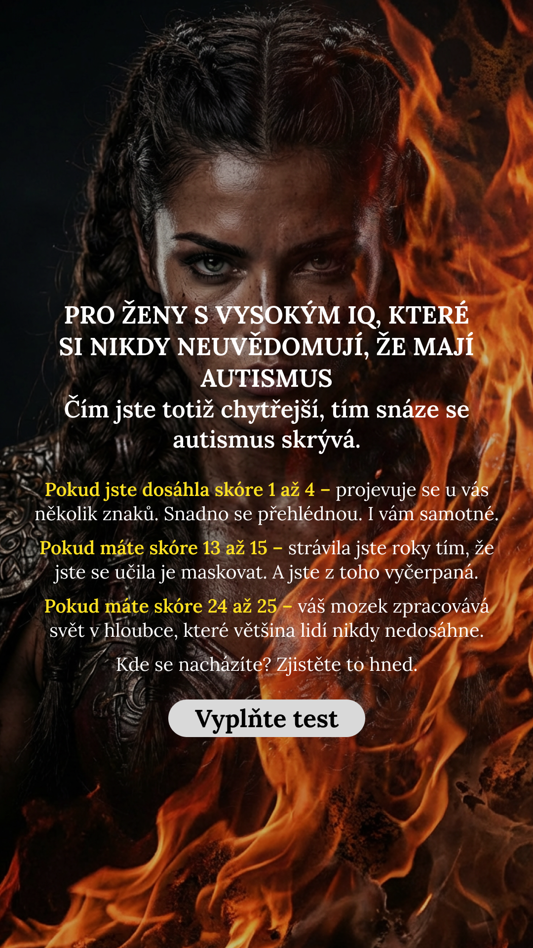 Free International IQ Test Facebook ad