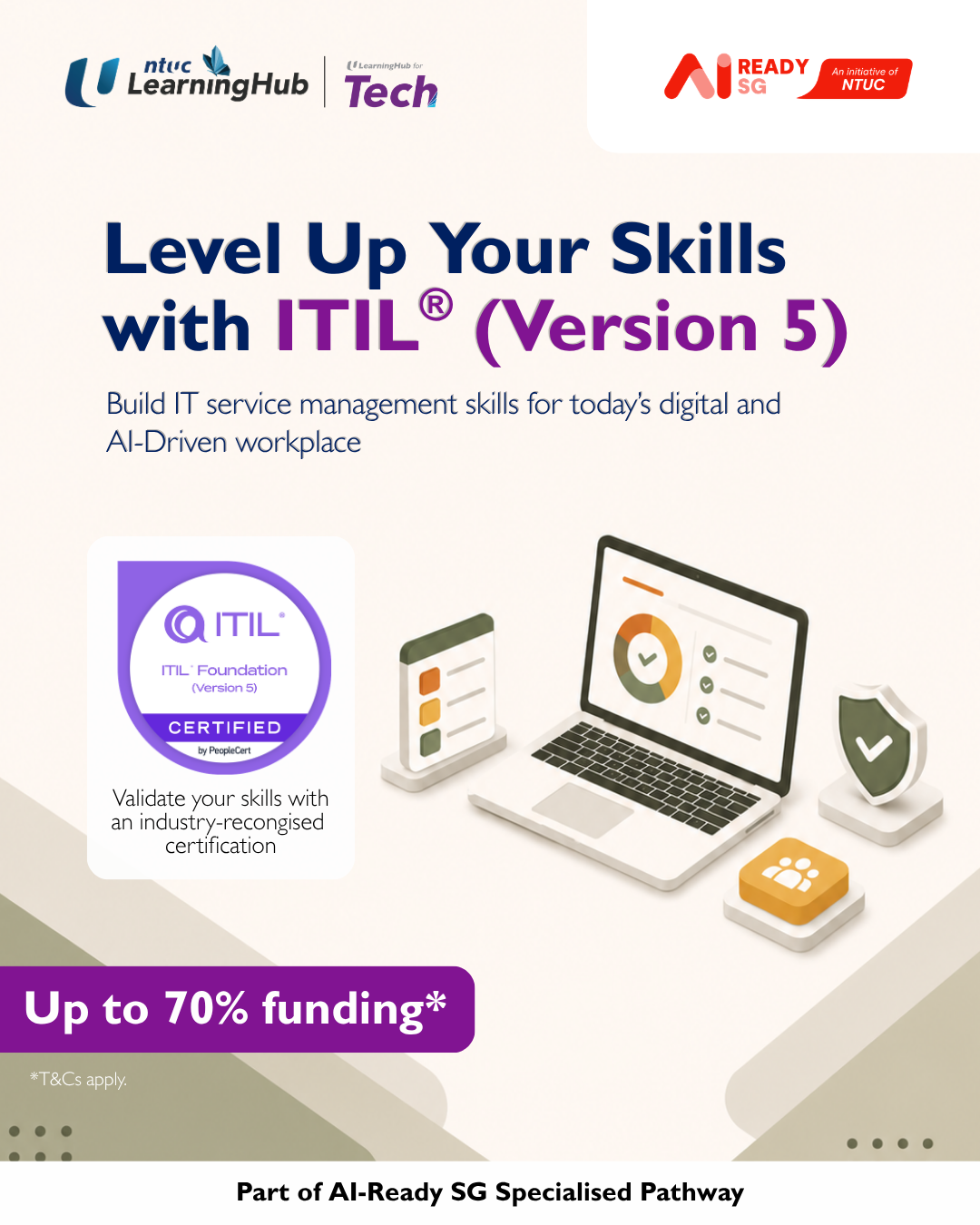 NTUC LearningHub Facebook ad