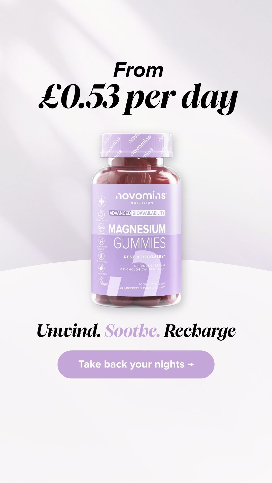 Novomins Nutrition Facebook ad