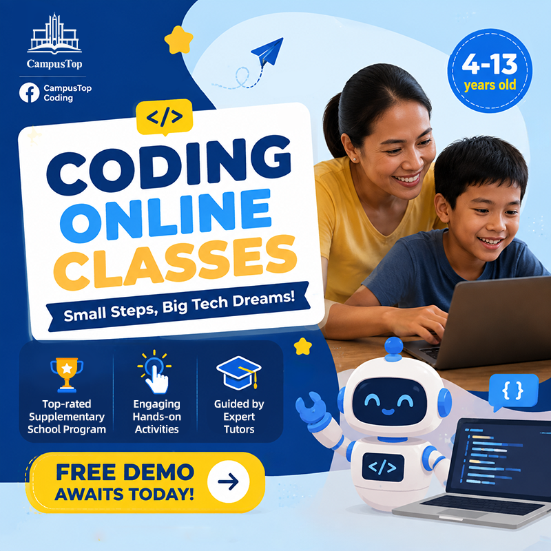 CampusTop Coding Facebook ad