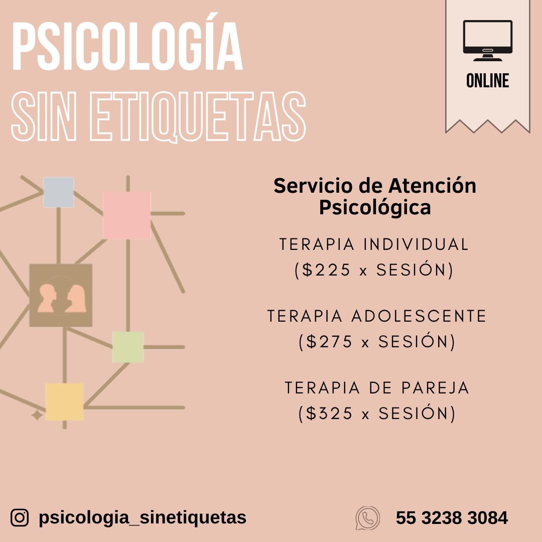 Sin Etiquetas Psicologia Facebook ad: ¡Conócenos!