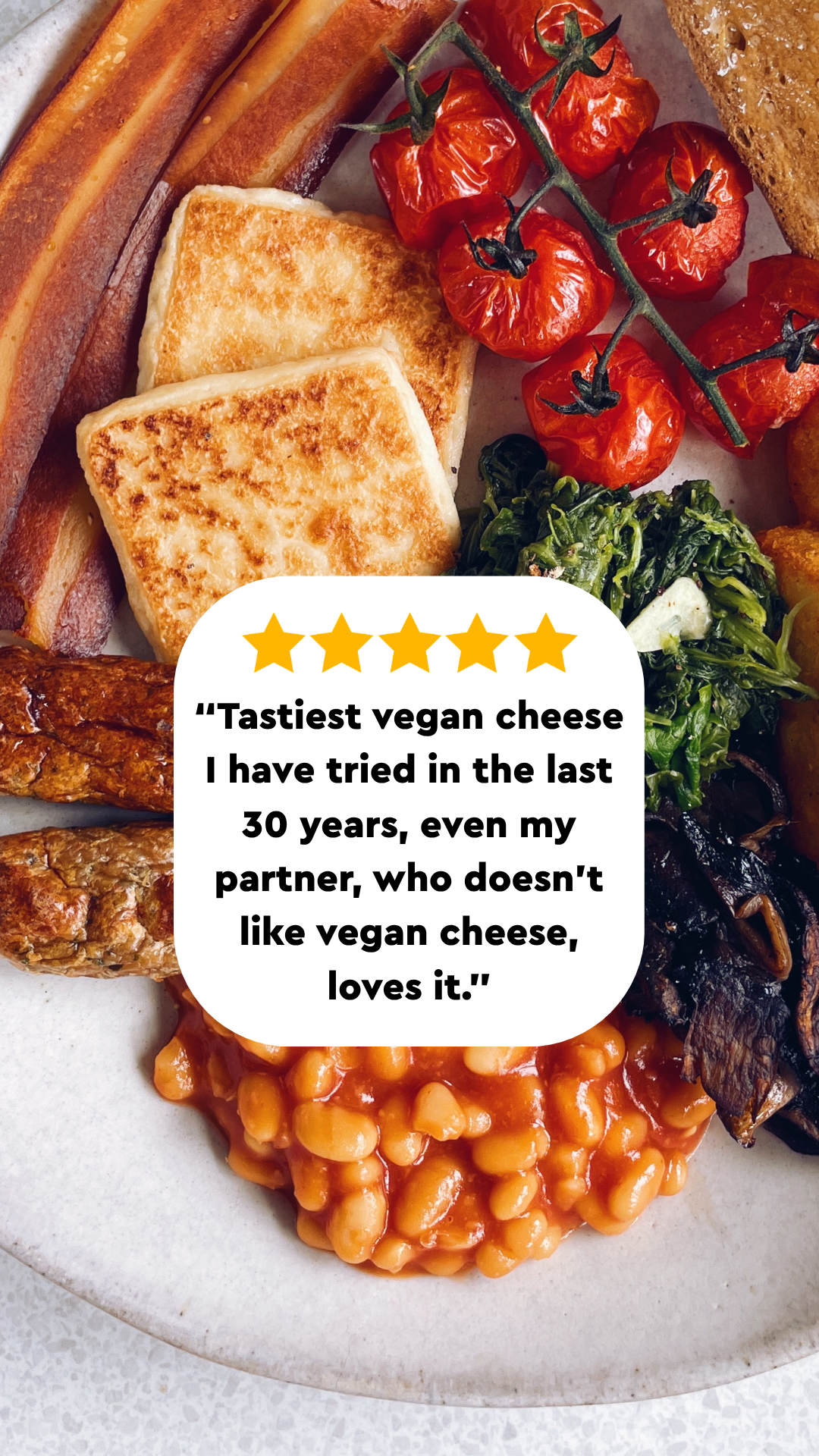Kinda Co. Facebook ad: Award-winning vegan cheese