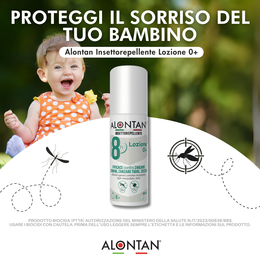 Alontan Facebook ad: Alontan Lozione 0+