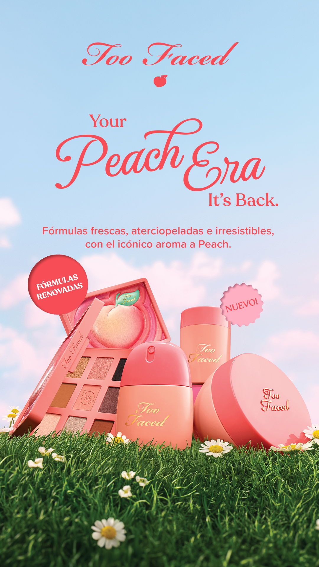 Too Faced Loves Mexico Facebook ad: Experimenta Peach