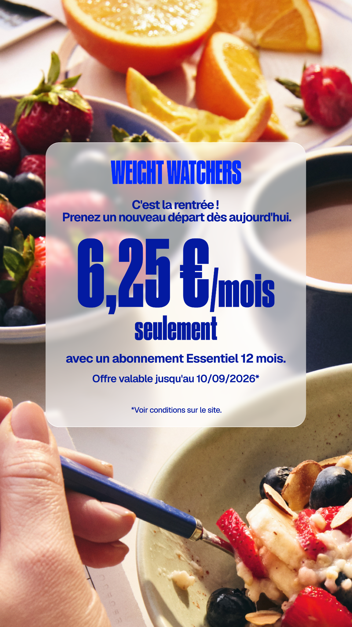 WeightWatchers Facebook ad