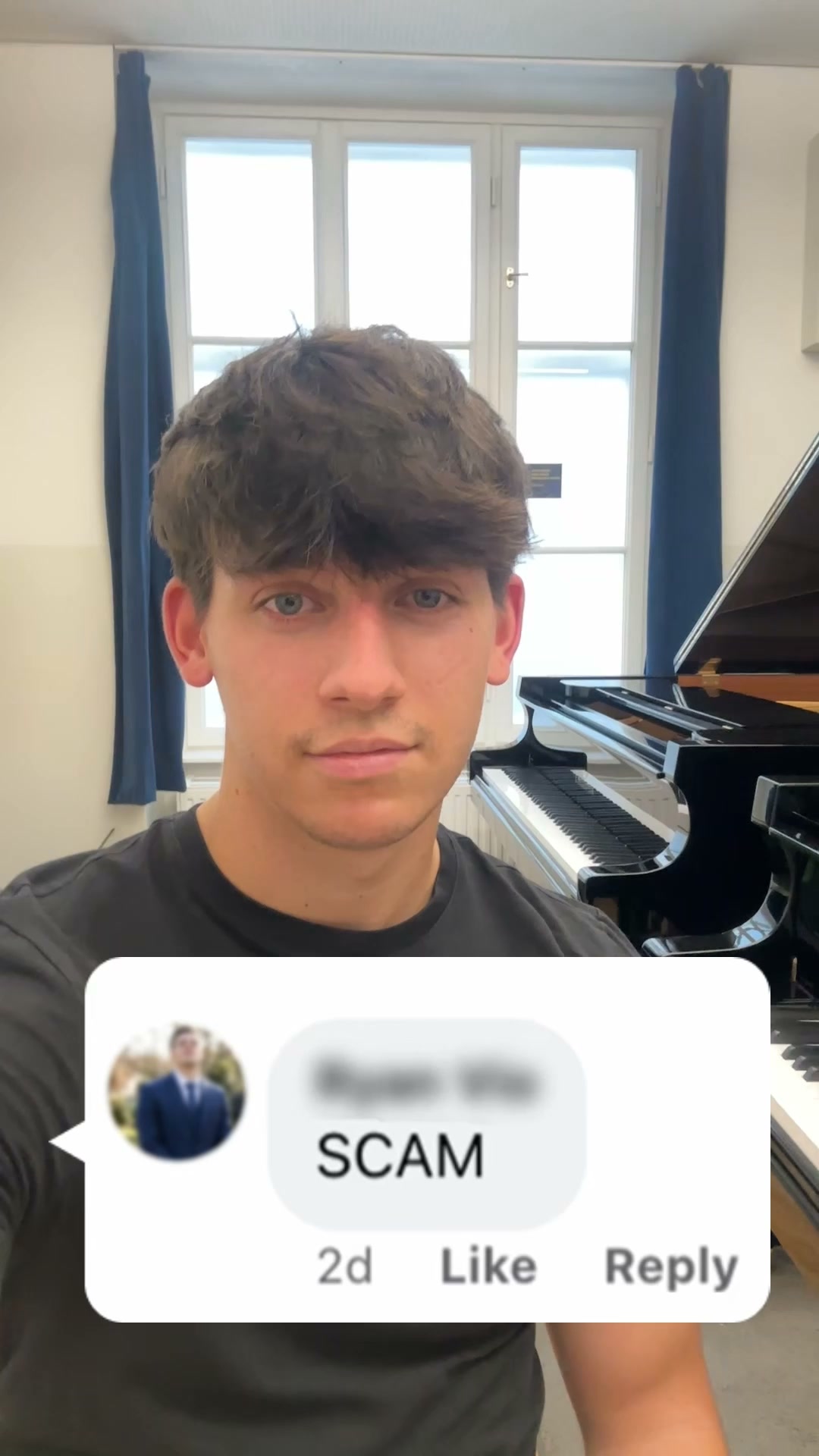 Fabrice Breuss Facebook ad: Learn the Piano CHEAT CODE in Just 1 Day