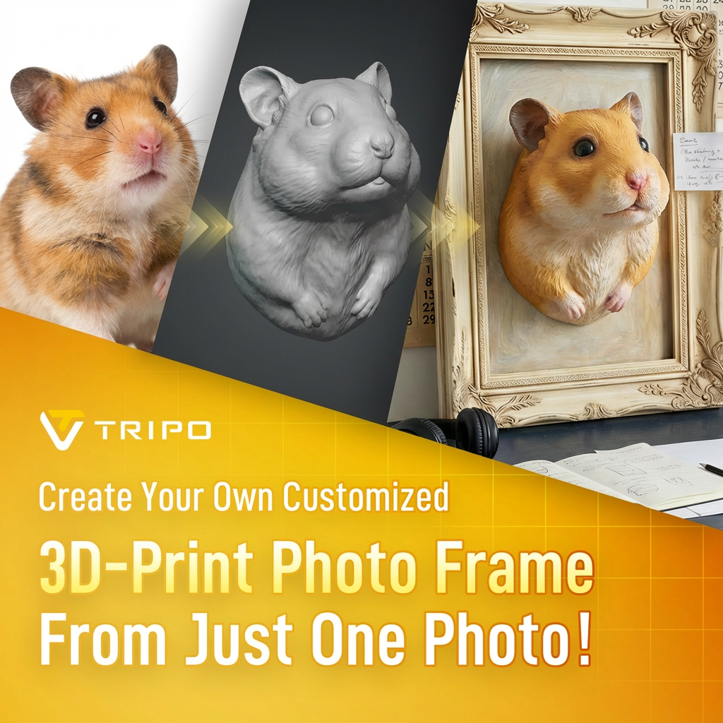Tripo 3D Facebook ad