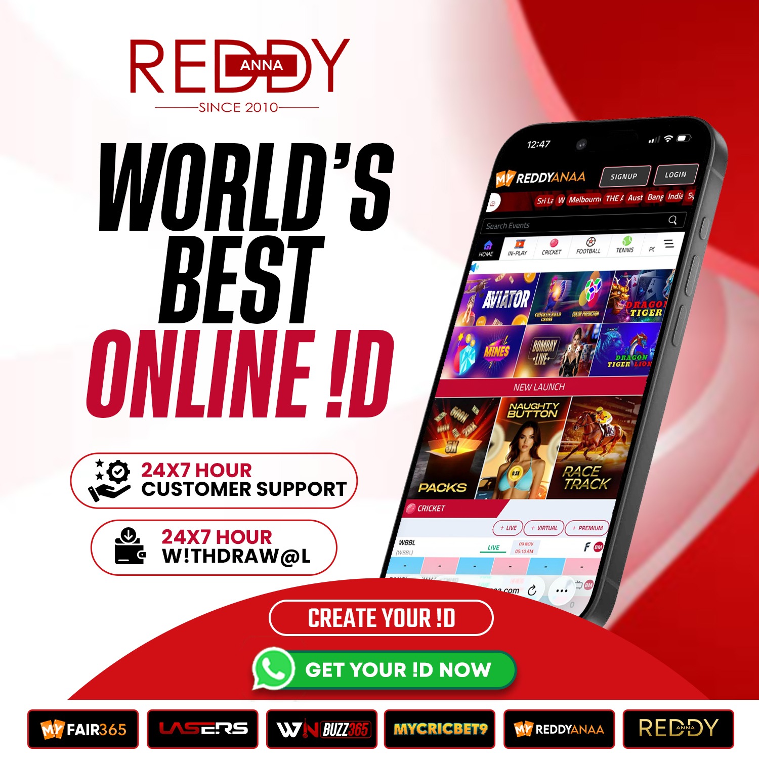 Reddy Anna Facebook ad: Chat with us