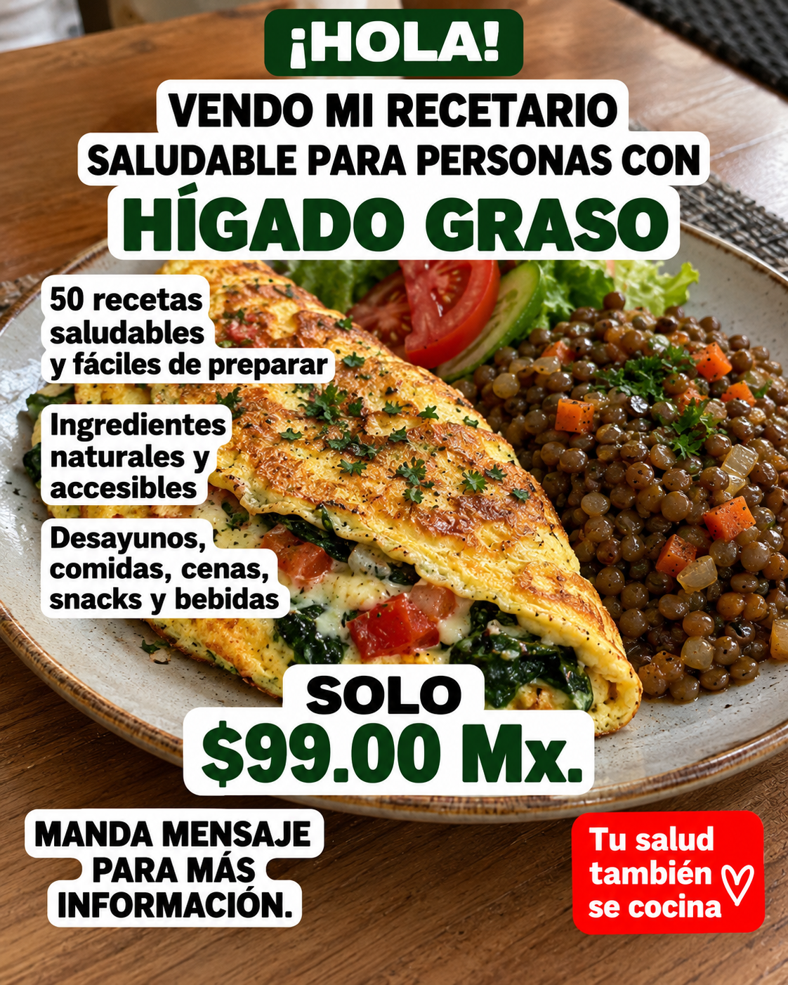 Nutriendo Mentes Facebook ad: ADQUIRIR RECETARIO