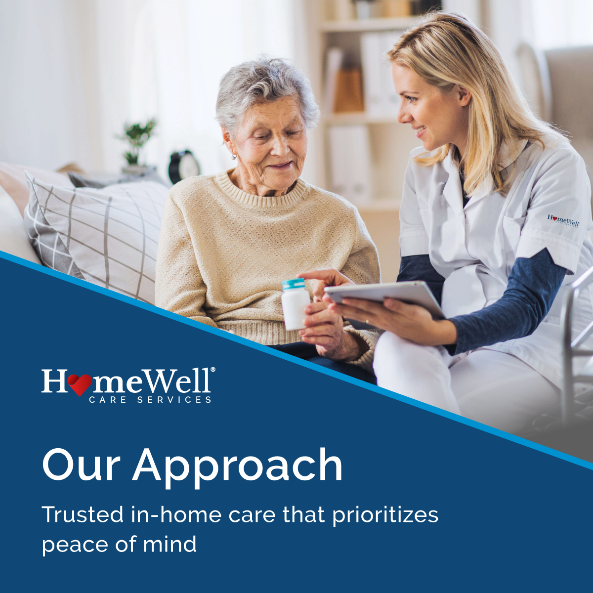 HomeWell Care Services Facebook ad: Experience a happier, healthier life at home with…