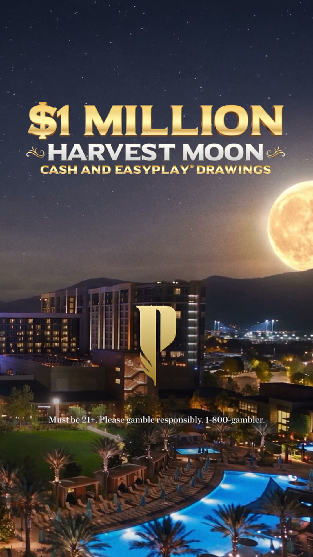 Pechanga Resort Casino Facebook ad: Win $1 Million in Cash & EasyPlay