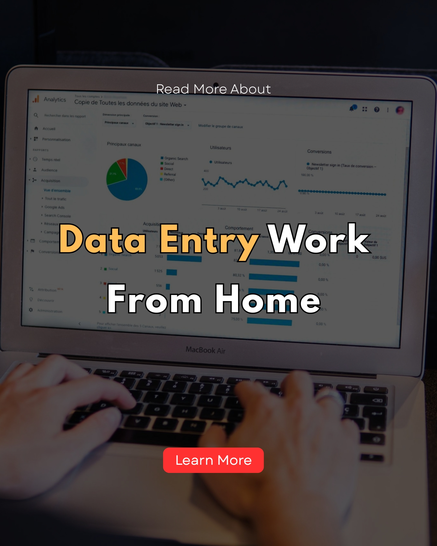 Tech Master Facebook ad: Learn more about data entry work from home