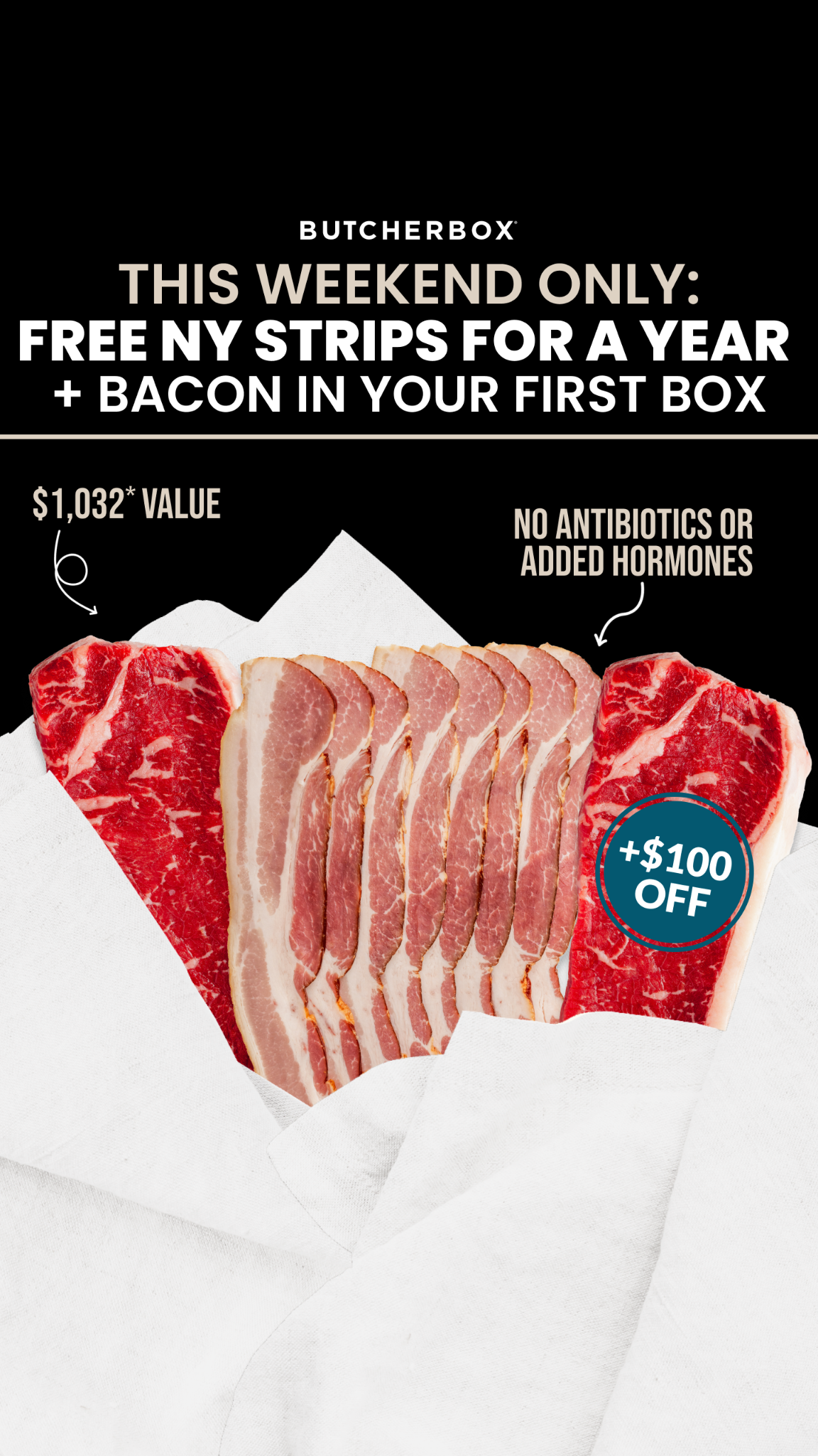 ButcherBox Facebook ad