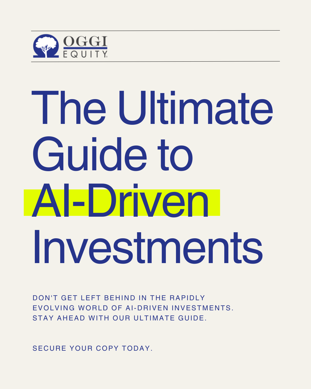 OGGI Equity Facebook ad: Unlock AI Investment Secrets