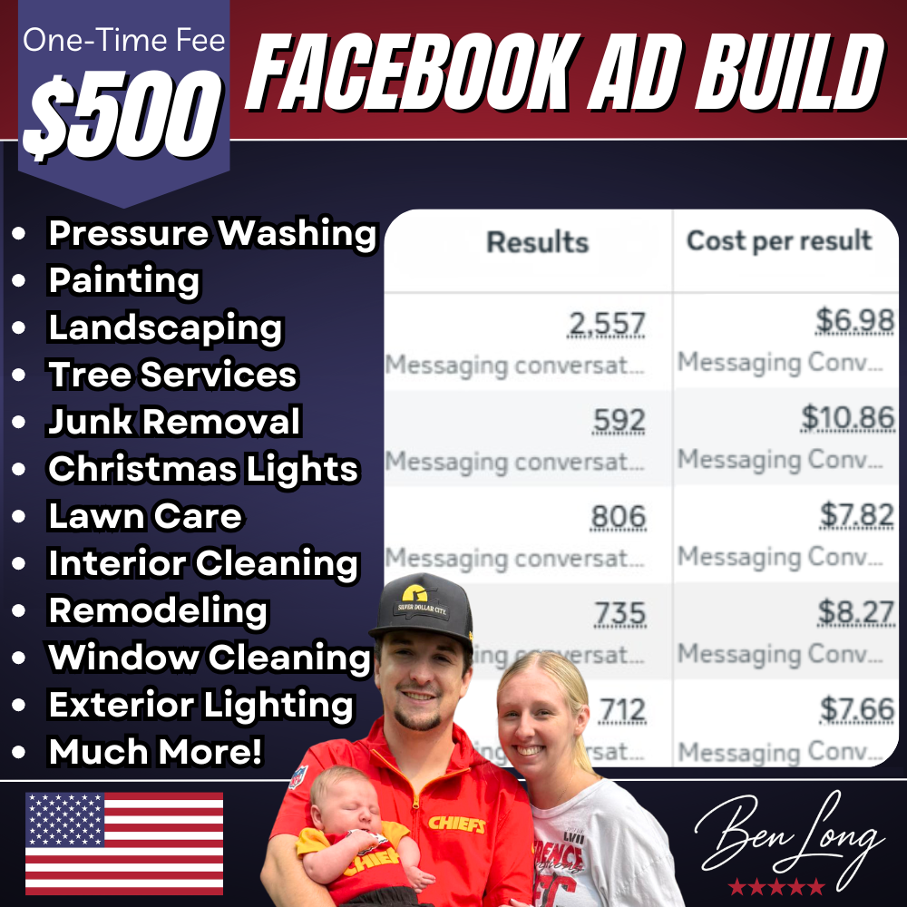 Ben Long Marketing Facebook ad: Home Service Facebook Ads | Built For The…
