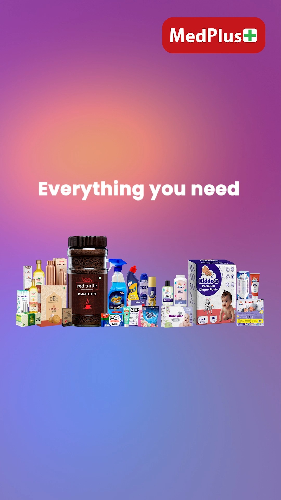 Medplus India Facebook ad: Empower India with every essential - MedPlus