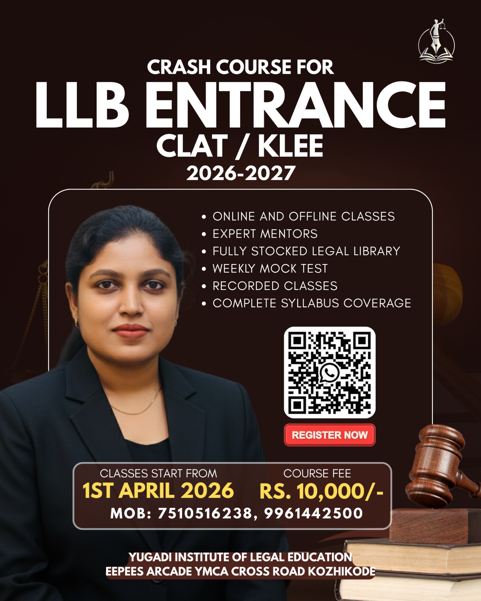 Yugadi Institute of Legal Education Facebook ad: Planning to crack LLB Entrance 2026?
