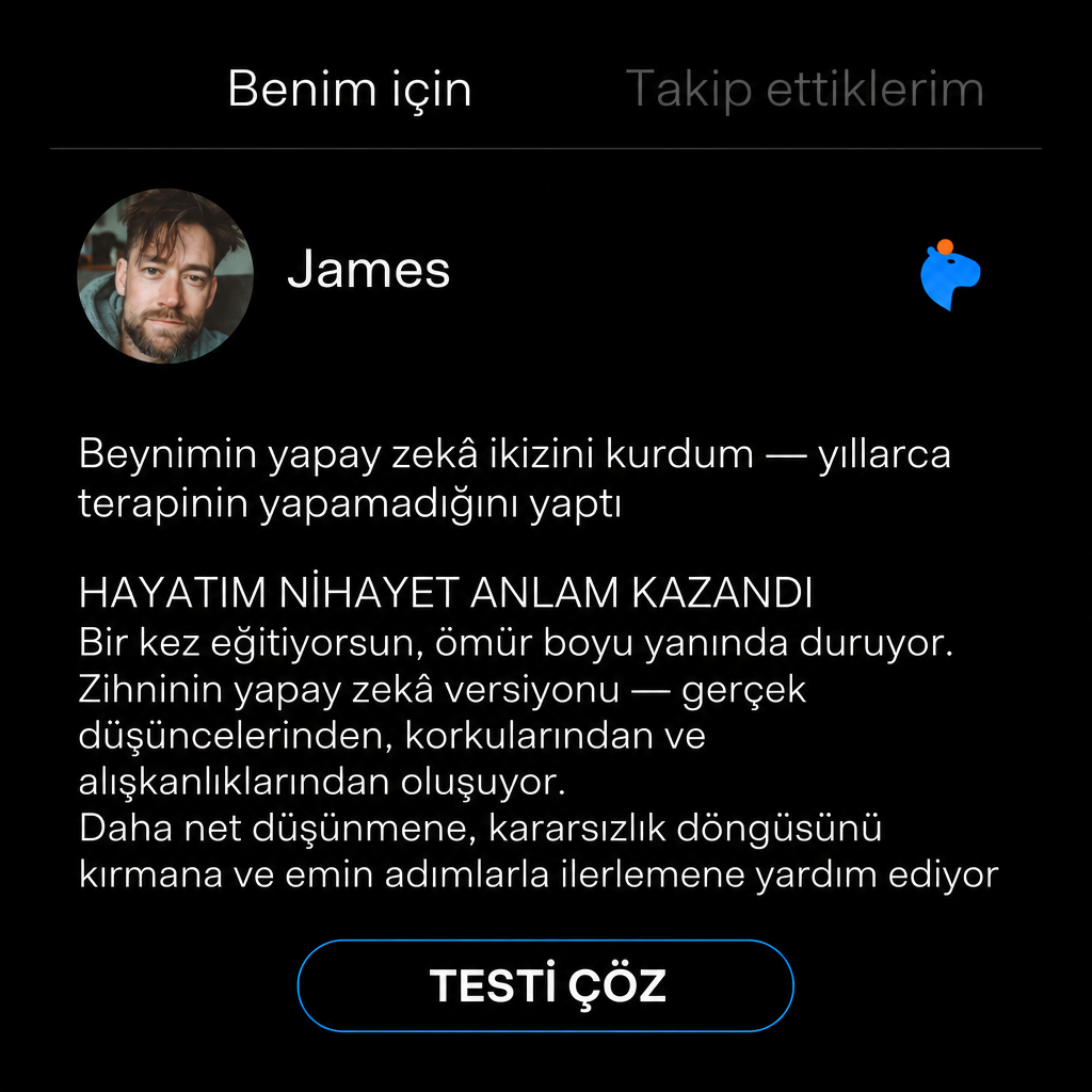 Copymind: heal with AI twin Facebook ad