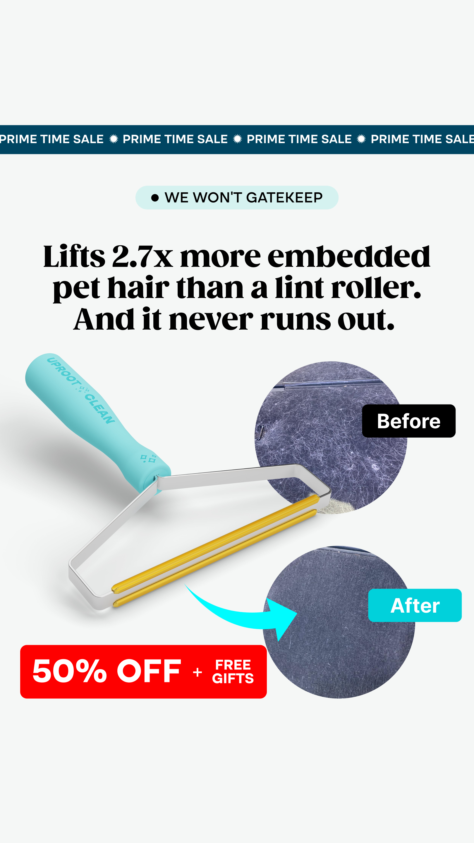 Uproot Clean Facebook ad