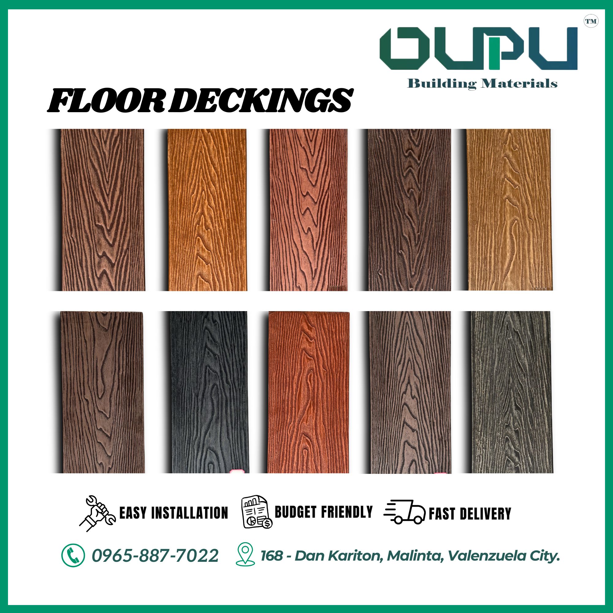 OUPU Building Materials Facebook ad