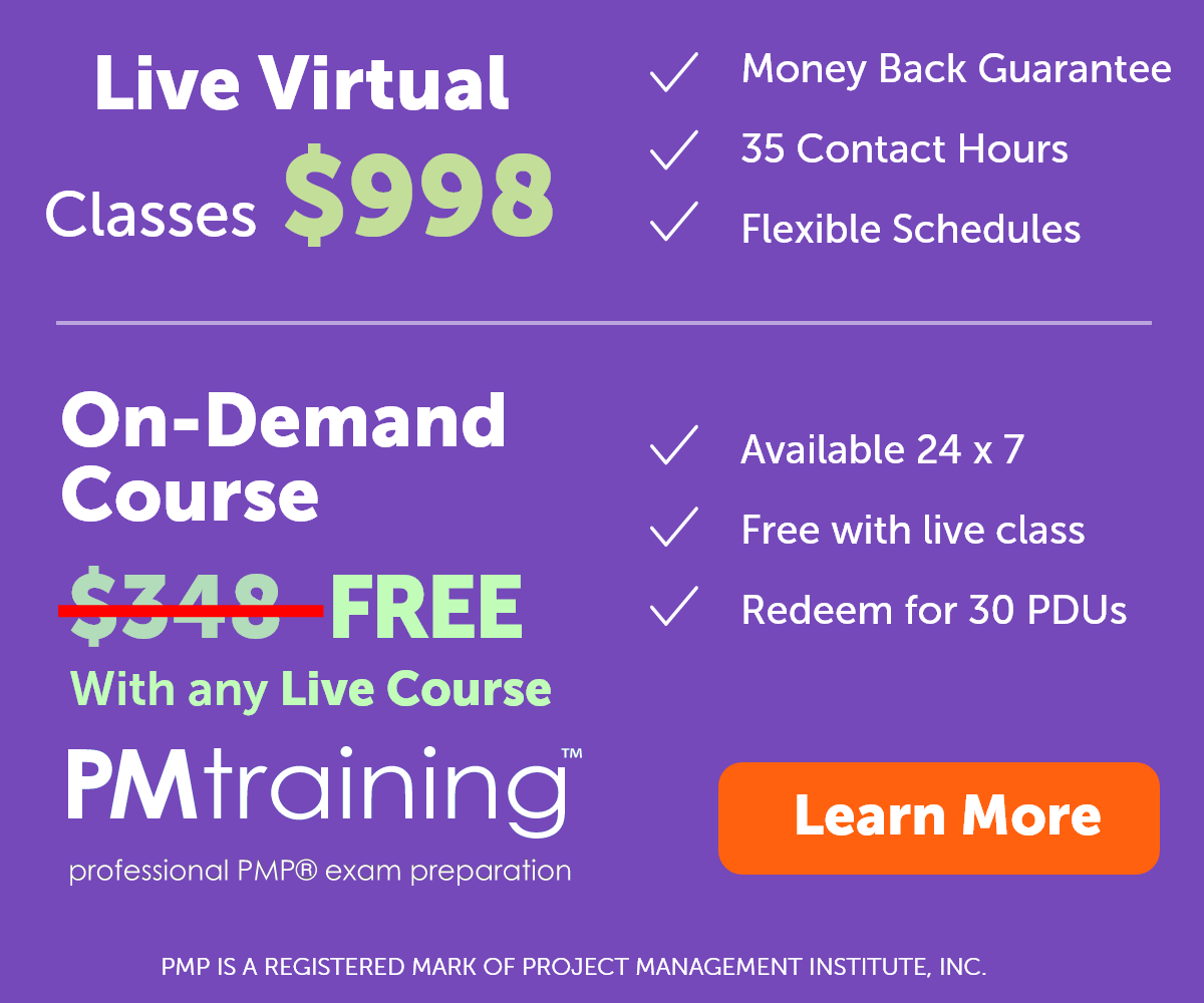 PMTraining Facebook ad