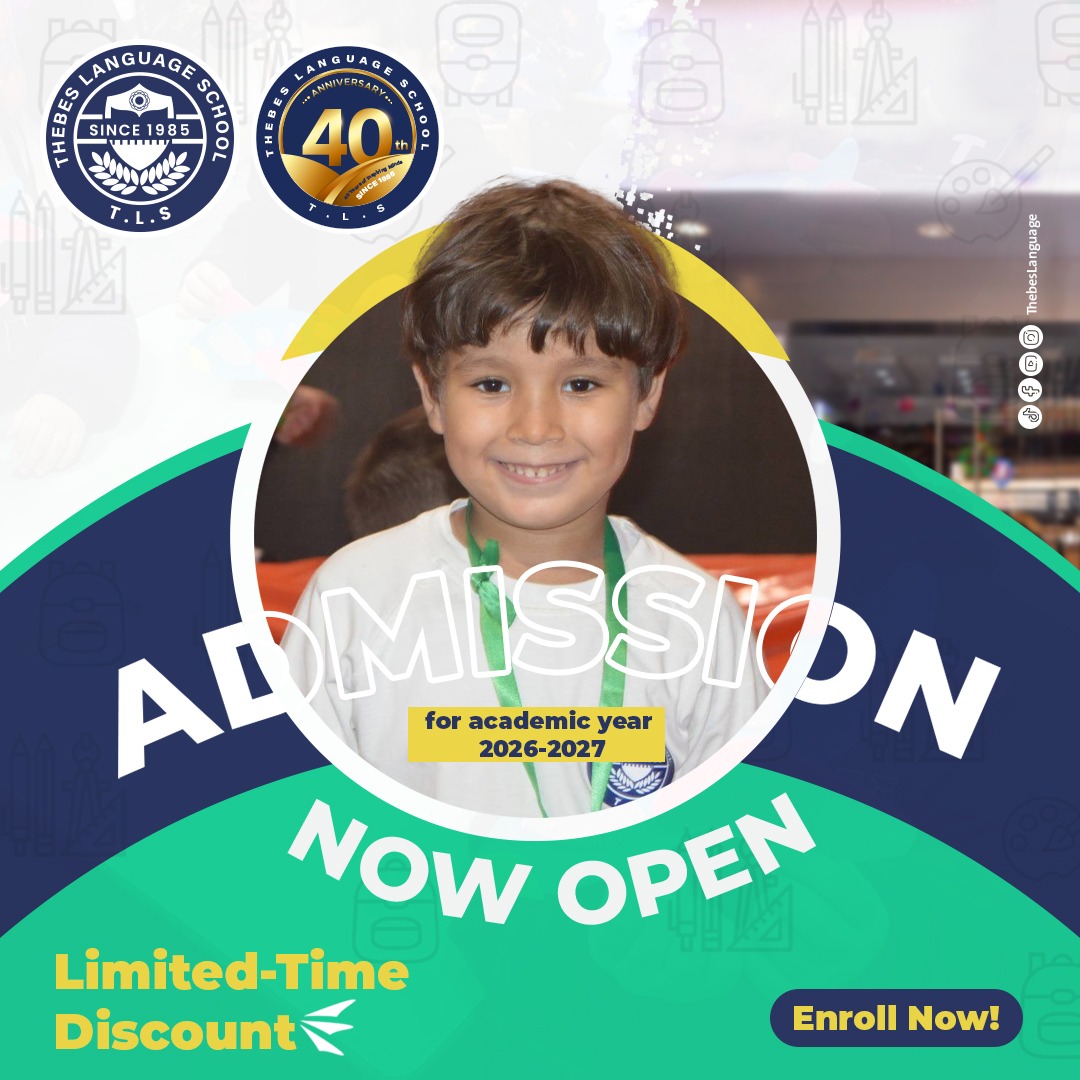 Thebes Language School - Nasr city Facebook ad: Ready for a new journey at