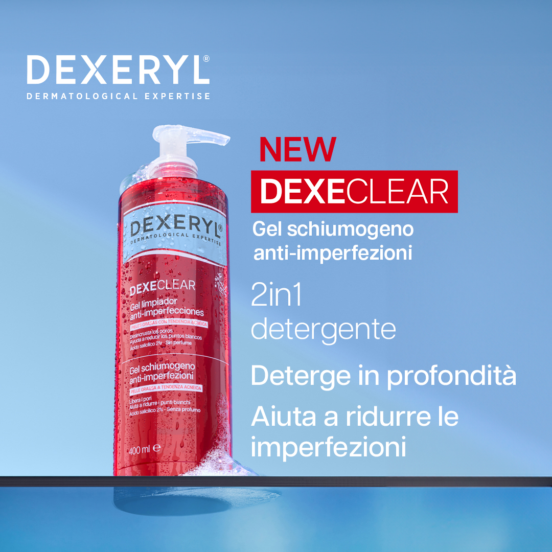 Dexeryl - Italia Facebook ad: Imperfezioni? Eccesso di sebo?