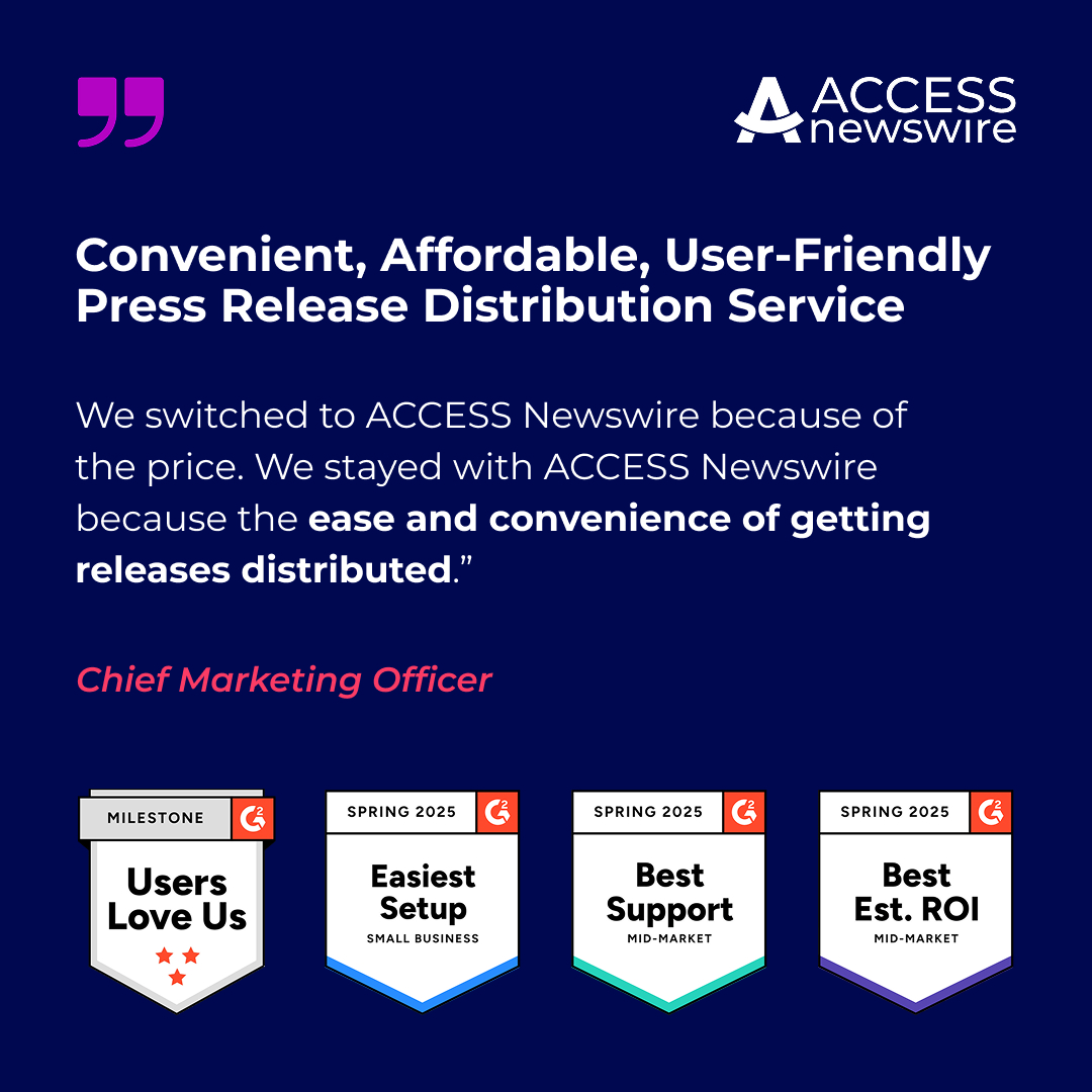 Access Newswire Facebook ad