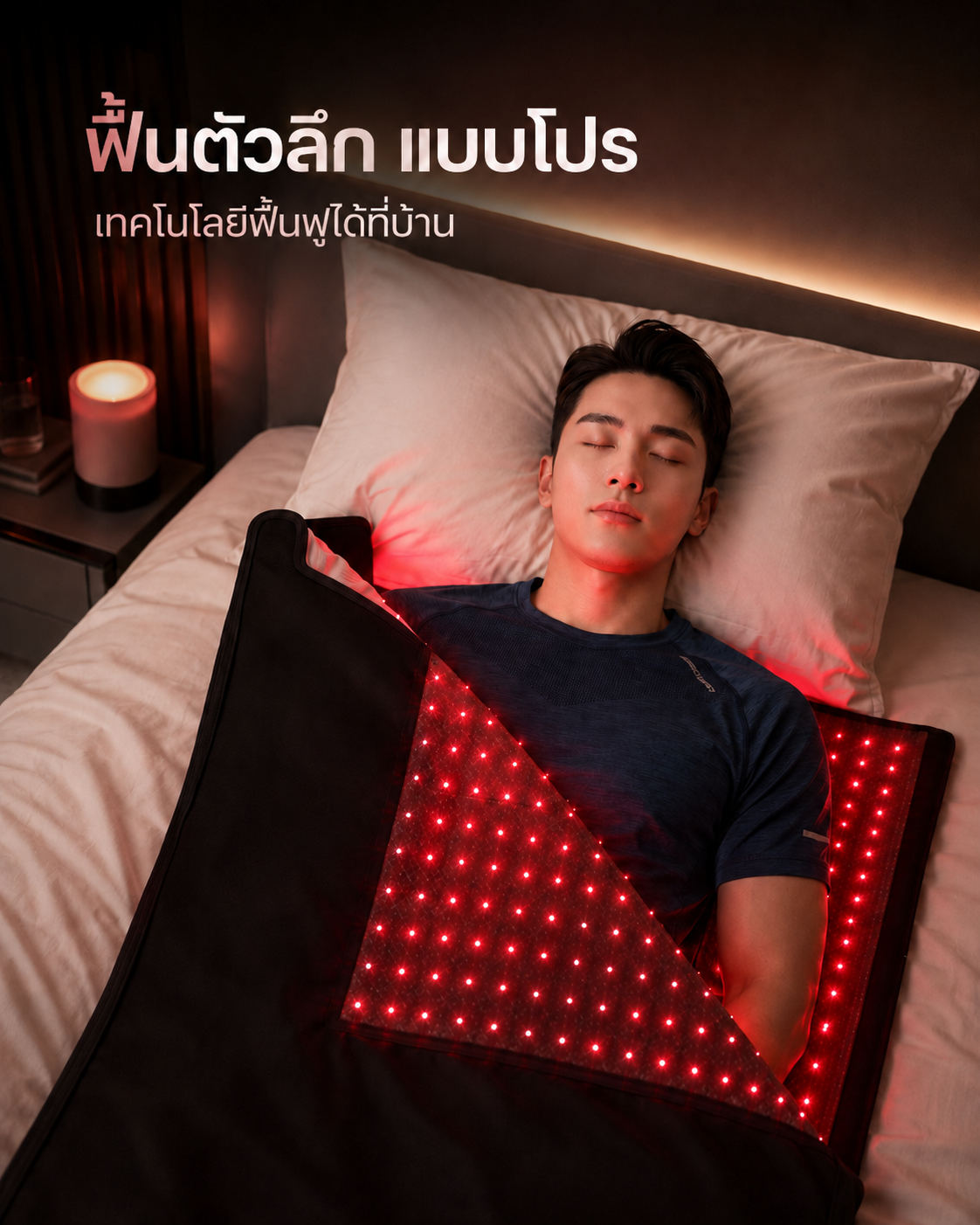 ผ้าห่มเอสจี Red Light Blanket - ฟื้นฟู ชะลอวัย SG Longevity & Wellness Facebook ad