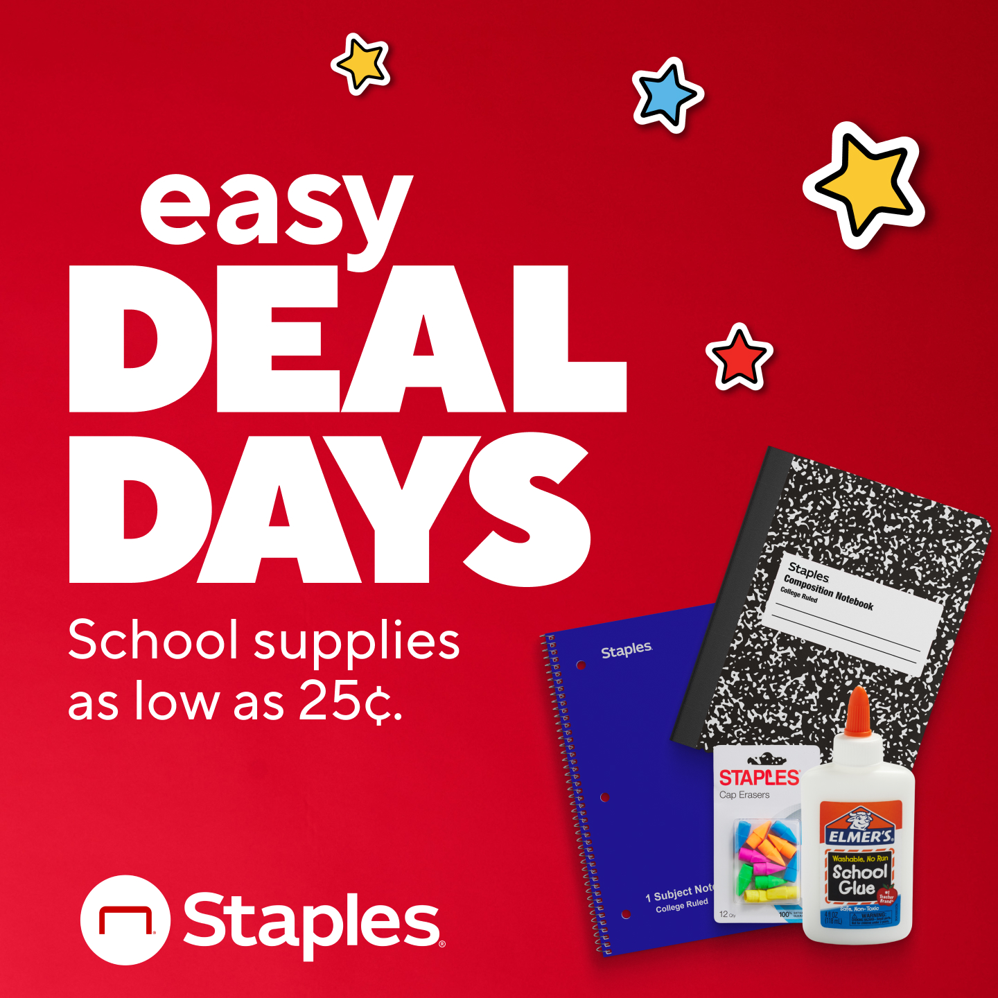 Staples Facebook ad