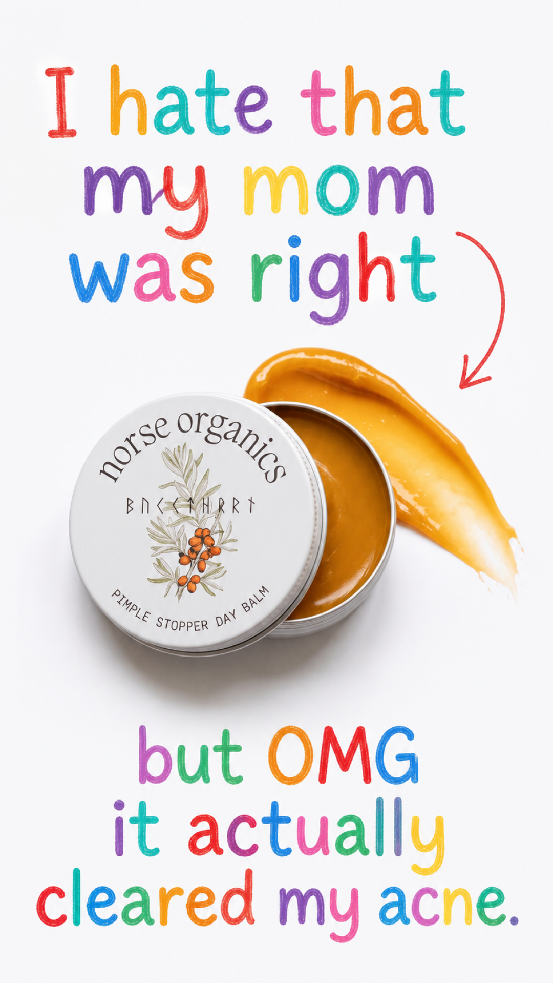 Norse Organics Facebook ad